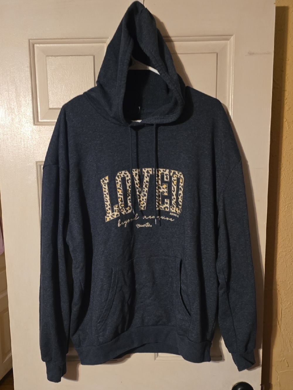 Loved Graphic Hooded Sweatshirt - Grey